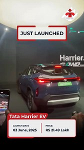 298K views · 1.1K reactions | India’s SUV icon – The TATA Harrier EV...