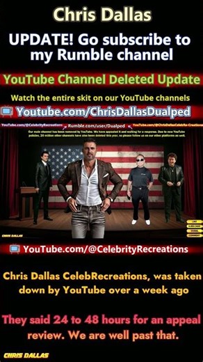 Still Waiting On My Appeal From YouTube, A Personal Update From Chris Dallas March 19 2026