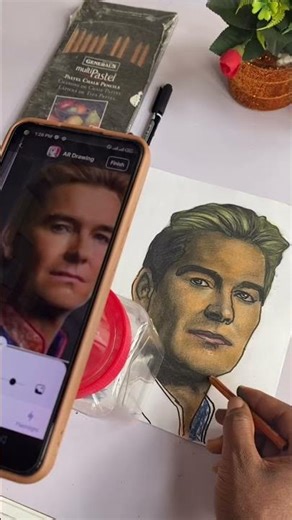 Drawing Homelander with ARdrawing App..#ardrawingapp #theboys #theboyshomelander#butcher #homelander
