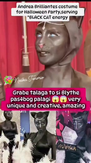 28 reactions | Andrea Brilliantes Costume for Halloween Party serving "BLACK CAT energy" Grabe pas4bog palagi殺 #AndreaBrillantes #holloweencostume #artist #celebrity #holloween | Neilka Tenorio | Facebook