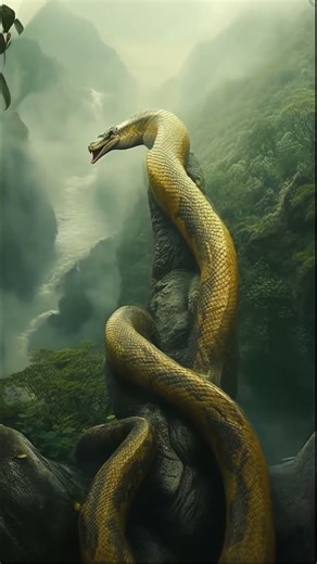 Mysterious golden python is discovered in the mysterious Kunlun Ruins #3danimation