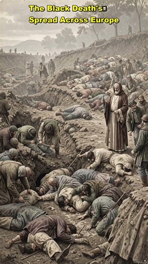 Black Plague Spread Patterns 📚 | The Terrifying March of Death #shorts #history