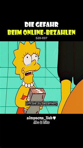 Die Gefahr beim Online-Bezahlen / S20-E07 / Simpsons / Deutsch