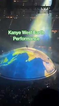 Kanye West's Earth performance #kanyewest #LivePerformance #viralmoment