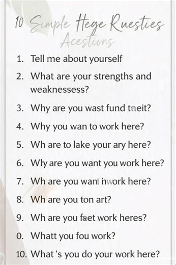 Top 10 Interview Questions & Correct Answers in English | Job Interview Preparation 2025 💼✨