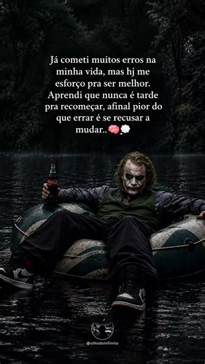 Errei, aprendi e mudei — mensagem de motivação e reflexão
