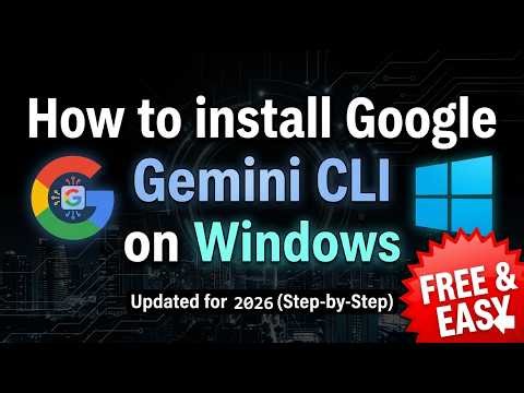 Install Gemini CLI on Windows 11