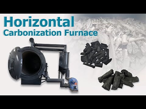 Horizontal Carbonization Furnace | Efficient Charcoal Furnace with Easy Operation