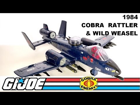 1984 Cobra Rattler & Wild Weasel G.I. Joe review