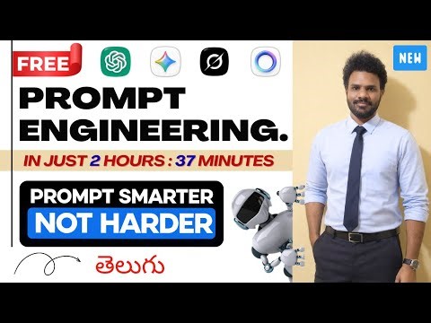 Prompt Engineering Full Course in Telugu | zero to Hero 🚀 | Gen AI Tutorials