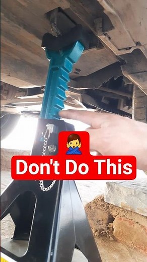3 Mistakes to Avoid When Using Jack Stands