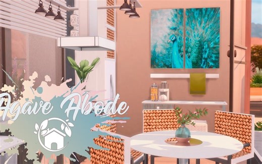【搬运】模拟人生4定格速建 | Agave Abode ☀️🌵 Oasis Springs
