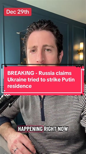 Russia Accuses Ukraine of Attempting to Strike Putin's Residence