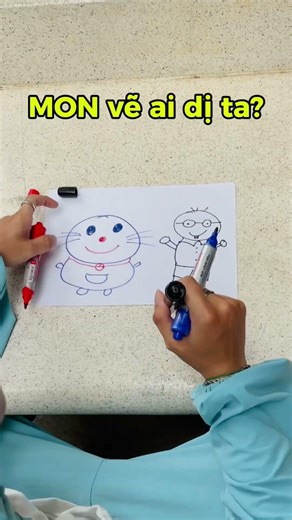 MON vẽ tranh tặng người bạn thân nhất 🙂‍↔️💓