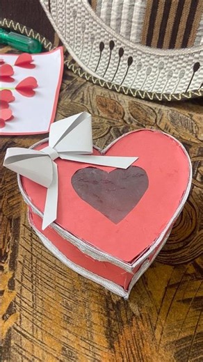 DIY Heart Shape Box for Valentine ❤️ | Easy & Beautiful
