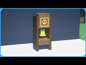 How to Make a Grandfather Clock in Minecraft - Minecraft Decoration Ideas