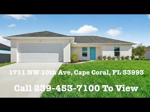 1711 NW 10th Ave Cape Coral FL 33993 | New Construction Home Tour | 239-453-7100