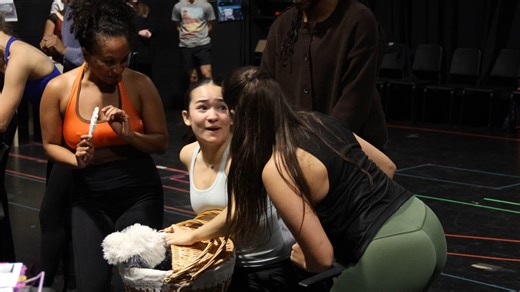 Your first look at our 54-person cast of The Wizard of Oz in rehearsal! Performances start next Friday in Sandy Springs! Tickets at CitySpringsTheatre.com/oz | City Springs Theatre Company