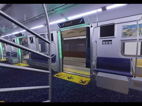 MTA R211T C train door open and close