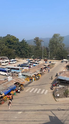 Short timelapse of Lamahi Bus Park along the East–West Highway❤️ | Lamahi Bazar