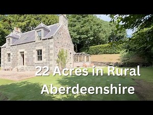 Stone Farmhouse - Amazing Views - Gartly Near Huntly , Aberdeenshire. £500K - 22 Acres of Land
