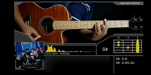 Stray Kids - MANIAC 吉他教学 自留学习_哔哩哔哩_bilibili