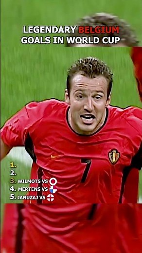Legendary Belgium WORLD CUP Goals 👏