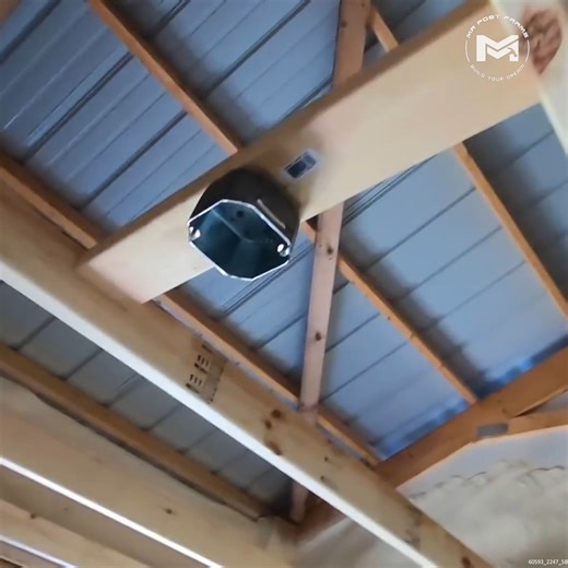 DIY Light Installation in a New Post Frame Build #DIYElectrical #DIYBuilds #BuildingHomes #PostFrameBuild | MR Post Frame