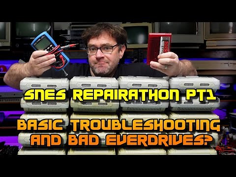 SNES repairathon part 1: The clock buffer - SHVC vs Everdrive