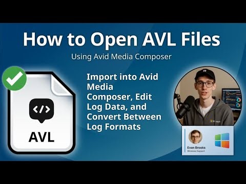 AVL File Extension: Avid Log Exchange Video Editing Files