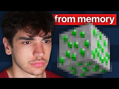Making The Minecraft Texture Pack From Memory - Day 15