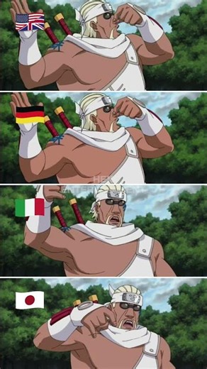 Killer Bee’s rap in different languages #naruto