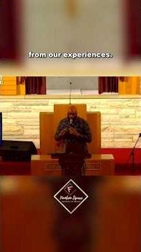 We must learn from our experiences 🙏🏾 #FSCOC #motivation #religious #sundayservice #shorts