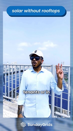 Have space constraints (Apartments, Tenants, No Shade-free Roof-space) and still want to save up with Solar; Join Digital Solar now and start saving on your electricity bills anywhere across India. | SundayGrids