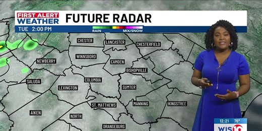 First Alert Weather 10-day forecast 12 p.m.