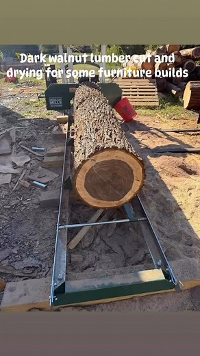 3 comments | Cut some black walnut logs. #blackwalnut #woodworking #custom #sawmill #hardwork | Lamberton Woodworking | Facebook