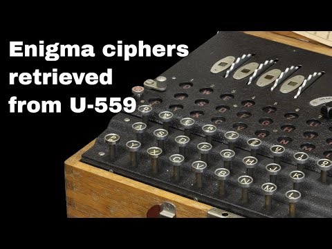 30th October 1942: German Enigma machine ciphers retrieved from submarine U-559 by British sailors