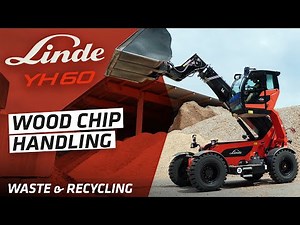 Experience the Linde and SENNEBOGEN Collaboration – YH60 Telehandler for Wood Chip Handling