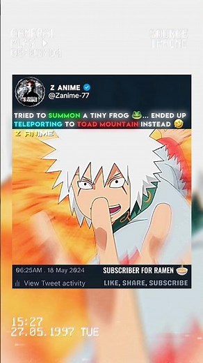 Kid Jiraiya’s First Step Toward Destiny 🤯🔥
