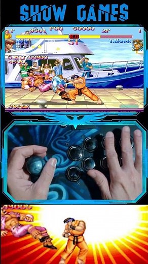 RYU'S COMBO LOOKS INSANE IN SLOW MOTION! 超絶 ⚡ | SSF2TX - HAND CAM