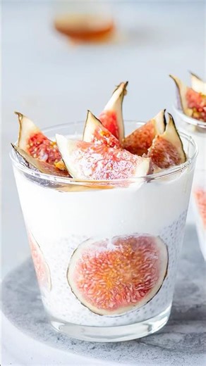 Chia Seed & Coconut Milk Verrines ⭐ #ChiaSeed #Coconut #MilkVerrines
