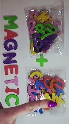 50+ Magnetic Alphabet & Number Set 🧲 | Fun Learning for Kids!