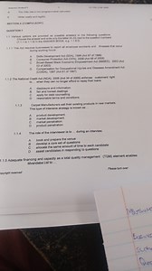 SECTION A (COMPULSORY)QUESTION 1Various options are provide... | Filo
