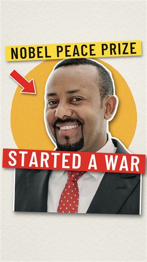 He won the Nobel Peace Prize, then started a war. He won the Nobel Peace Prize in 2019 for ending a twenty-year conflict with Eritrea. A year later, Ethiopia's prime minister Abiy Ahmed sent his army into the north of his own country. The war lasted two years, and he kept the prize. File No. 003. More files on YouTube: Kolearchive #noblepeaceprize #history #education #ethiopia #abiyahmed