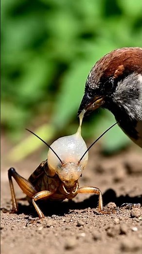 Bird Helps Cricket in the Most UNEXPECTED Way 😳🦗🐦