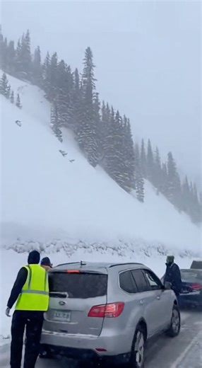 Avalanche Breaks Loose During Blizzard, Disrupting Remote Canadian Mountain Area CANADA — Video footage captured during a powerful blizzard shows an avalanche cascading down a snow-covered mountainside as heavy snowfall and strong winds reduced visibility across the region. The slide sent a large volume of snow downhill in seconds, underscoring the dangerous conditions created by the ongoing storm. Officials reported that the avalanche occurred amid extreme winter weather, with rapidly accumulat