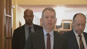 Watch: PM Hipkins spoke to media.