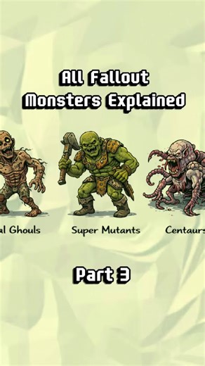 Before the bombs fell… the monsters were already being made. All major Fallout creatures explained in under 12 minutes. #falloutgame #cinematicgaming #storytelling #gametok #scifilore
