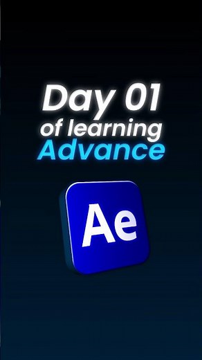 Day 01 of learning Advance after effects!! #aftereffects #motiondesigntutorial #3d
