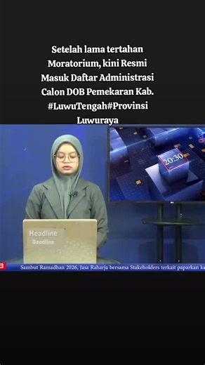 Pengumuman Resmi Pemekaran Kabupaten Luwu Tengah